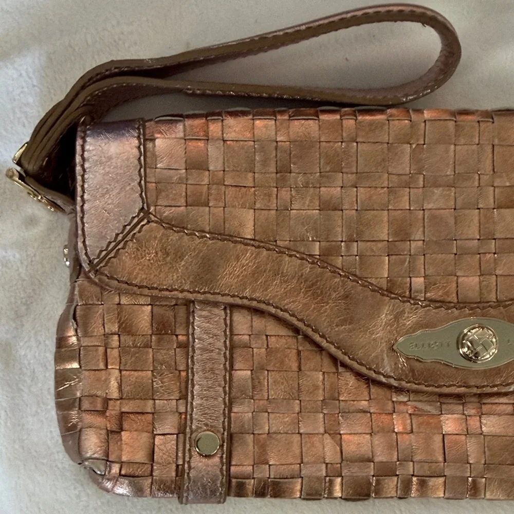 Elliott Lucca Copper Woven Wristlet - Picture 3 of 16